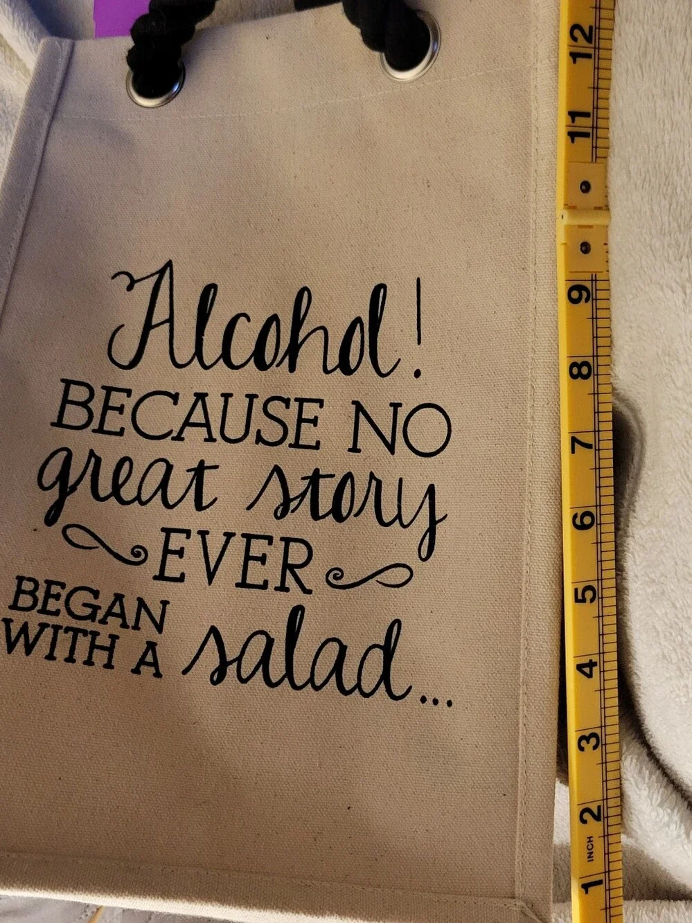 Canvas Wine Tote. Holidays, housewarming parties, gifting